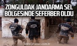 Zonguldak Jandarma sel bölgesinde seferber oldu