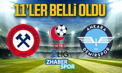 Z. Kömürspor-Ankara Demirspor maçında 11’ler belli oldu