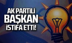 Ak Parti belde başkanı istifa etti