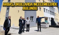 Akbaş, okullarda incelemelerde bulundu