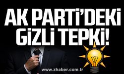 Ak Parti’deki gizli tepki!