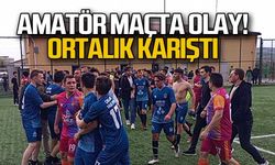 Amatör maçta olay! Ortalık karıştı!