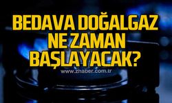 Bedava doğalgaz ne zaman başlayacak?