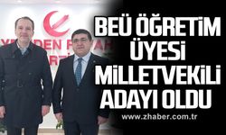 BEÜ öğretim üyesi milletvekili adayı oldu ​​​​​​​