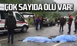 Zonguldak Ankara yolunda kaza çok sayıda ölü var!