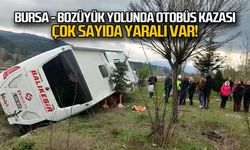 Bursa - Bozüyük yolunda otobüs kazası! Çok sayıda yaralı var!