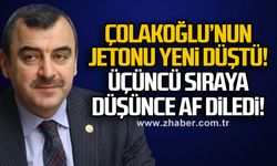 Çolakoğlu’nun jeton yeni düştü! Üçüncü sıraya düşünce af diledi!