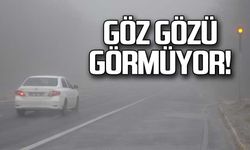 Görüş mesafesi 20 metreye düştü