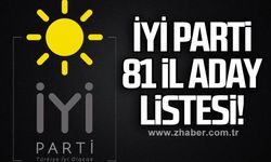 İYİ Parti 81 il aday listesi!