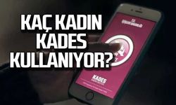 Kaç kadın KADES kullanıyor?