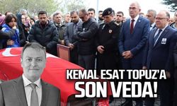 Kemal Esat Topuz'a kurum önünde son veda!