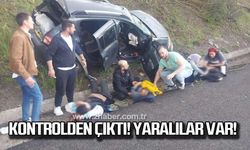 Kontrolden çıktı! Yaralılar var!