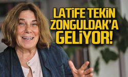 Latife Tekin Zonguldak'a geliyor!