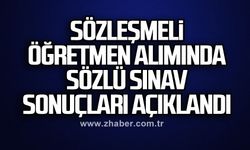 Sözleşmeli öğretmen alımında sözlü sınav sonuçları açıklandı