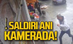 Saldırı anı kamerada!