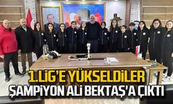 1.Lig’e yükseldiler Şampiyon Ali Bektaş'a çıktı