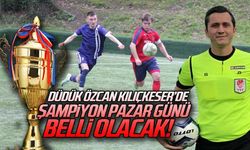 Şampiyon Pazar günü belli olacak!  Düdük Özcan Kılıçkeser’de