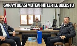 sanayi odası müteahhitler ile buluştu