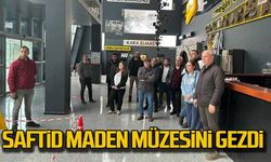 Zonguldak Maden Müzesi'ni gezdiler