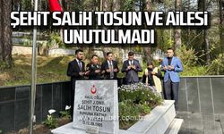 Şehit Salih Tosun ve ailesi unutulmadı