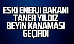 Eski Enerji Bakanı Taner Yıldız beyin kanaması geçirdi