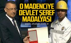 O madenciye devlet şeref madalyası