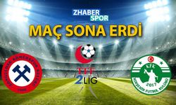 Zonguldak Kömürspor 0-2 Kırşehirspor Maç: sona erdi... 