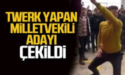 Dansı ile gündeme gelen milletvekili adayı çekildi