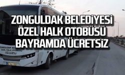 Zonguldak özel halk otobüsü bayramda ücretsiz