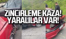 Zincirleme kaza! Yaralılar var!