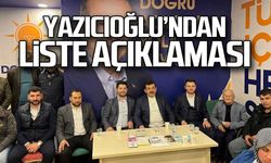 Ömer Yazıcıoğlu'ndan liste açıklaması