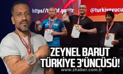 ZEYNEL BARUT TÜRKİYE 3'ÜNCÜSÜ!