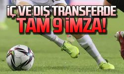 İç ve dış transferde tam 9 imza