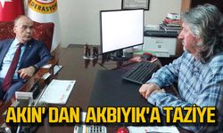 Akın'dan Akbıyık'a taziye