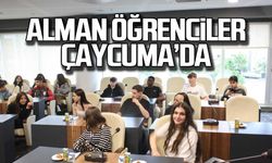 Alman öğretmen ve öğrenciler Çaycuma'da