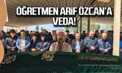 Öğretmen Arif Özcan'a veda!