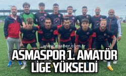 ASMASPOR 1. AMATÖR LİGE YÜKSELDİ