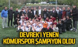 Devrek’i yenen Kömürspor şampiyon oldu 