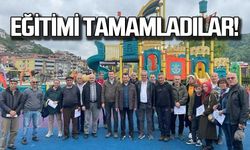 Eğitimi tamamladılar