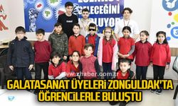 Galatasanat üyeleri Zonguldak'ta öğrencilerle buluştu