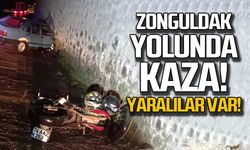 Zonguldak yolunda kaza! Yaralılar var!