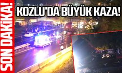 Kozlu’da büyük kaza!