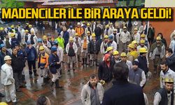 Tolga Gören madenciler ile bir araya geldi!