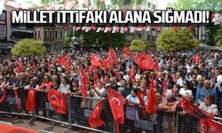 Millet İttifakı alana sığmadı!