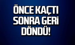 Otomobil yayaya çarptı, önce kaçtı sonra geri döndü!