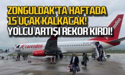 Zonguldak’ta haftada 15 uçak kalkacak Yolcu artışı rekor kırdı!