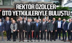 Rektör Özölçer, DTO yetkilileriyle buluştu