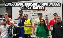 Zonguldaklı Boksör Şampiyonluğu kıl payı kaçırdı
