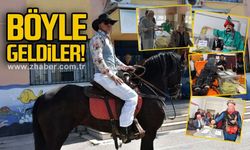 Oy kullanmaya böyle geldiler!