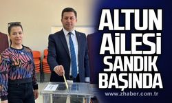 Altun ailesi sandık başında!